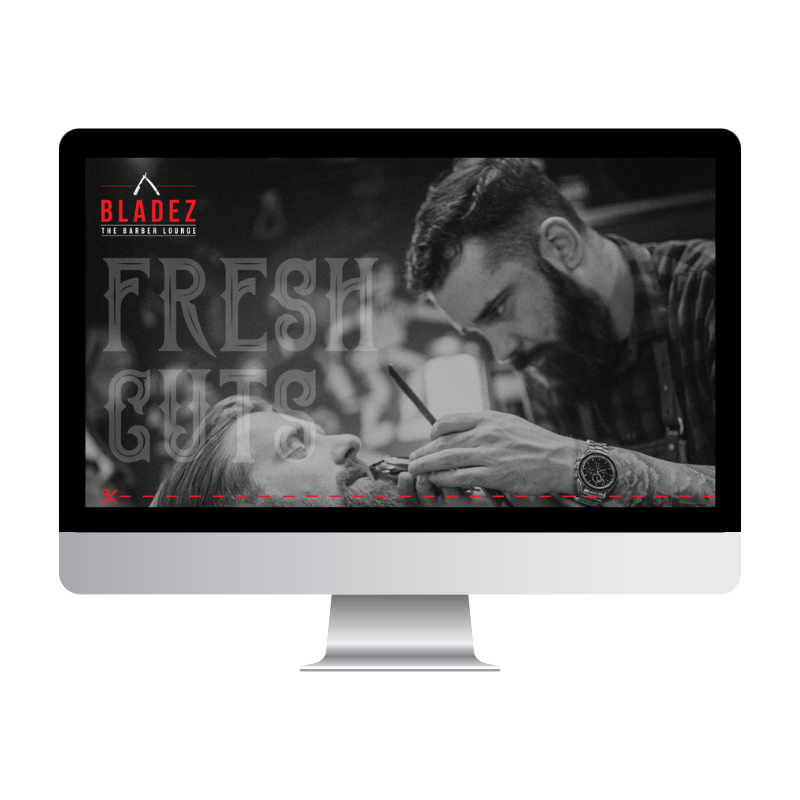 Bladez The Barber Lounge Website