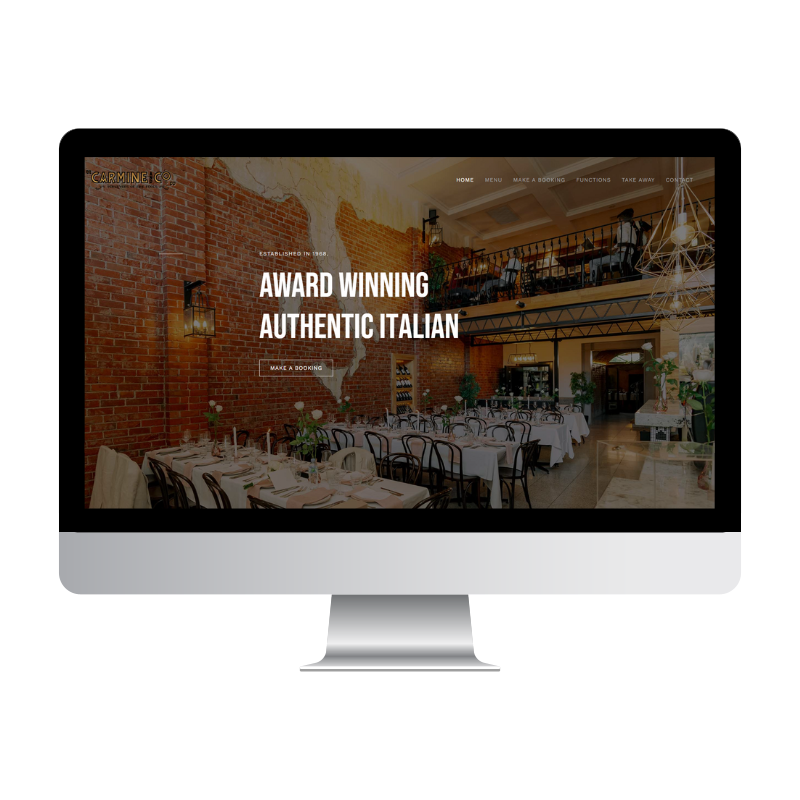 Carmine & Co Website