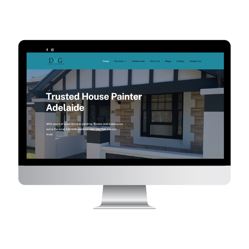 DMG Painting & Decorating Website