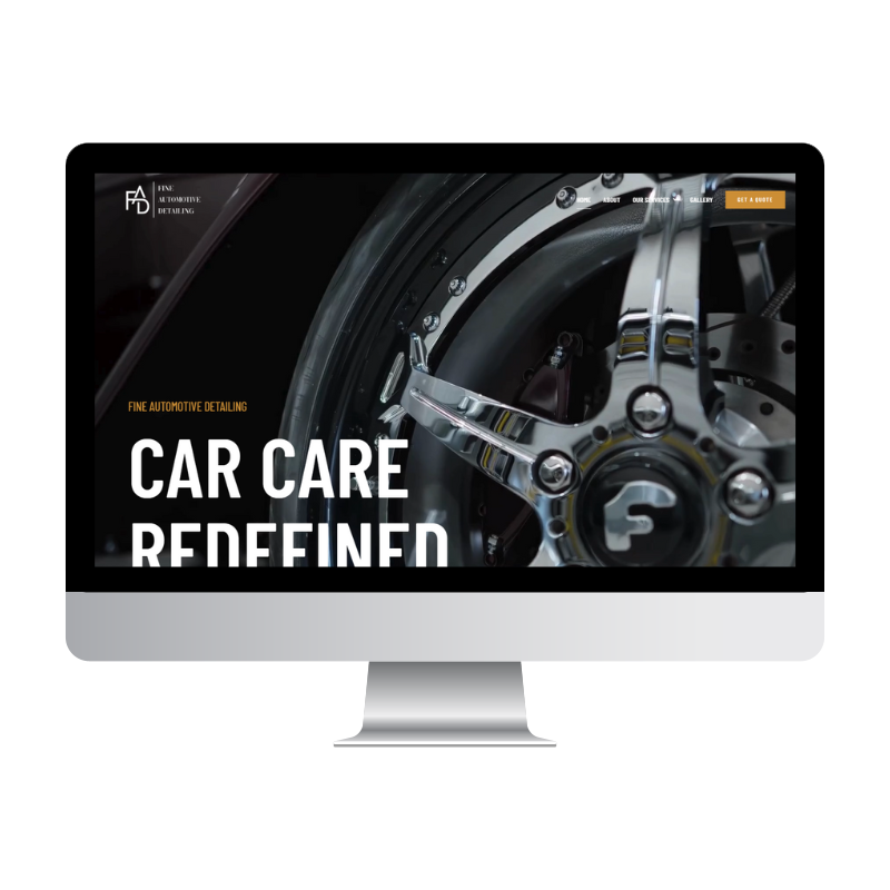 Fine Automotive Detailing Website