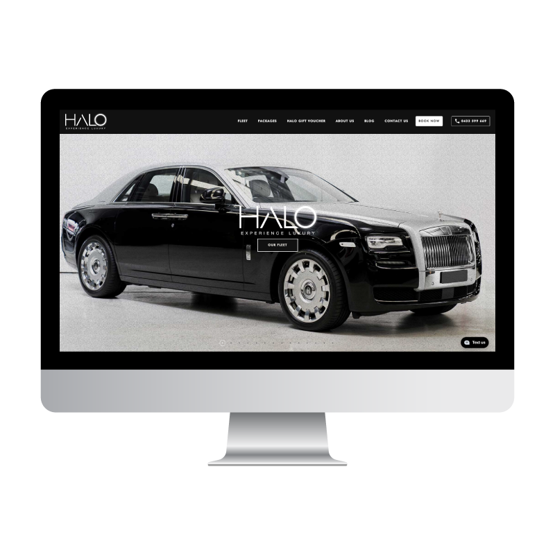 Halo Rentals Website
