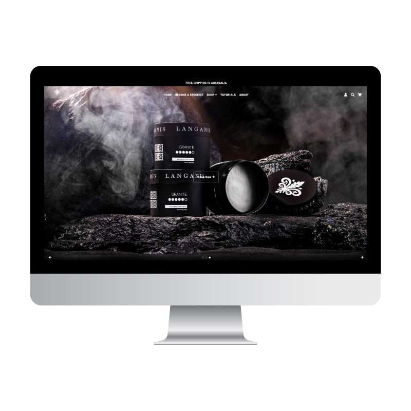 Langanis Hair Website