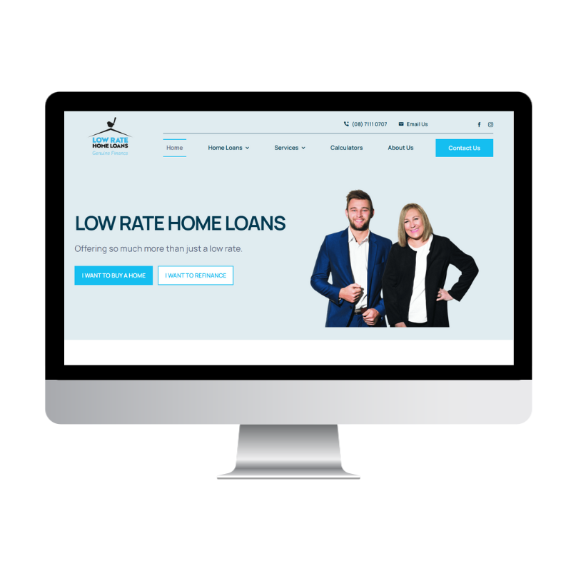Low Rate Home Loans Website
