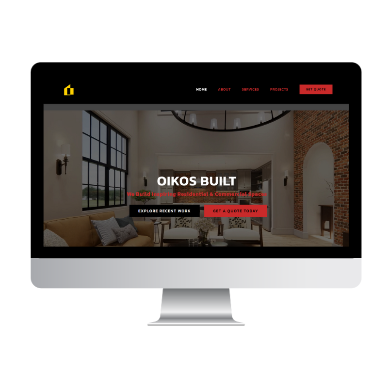 Oikos Built Website
