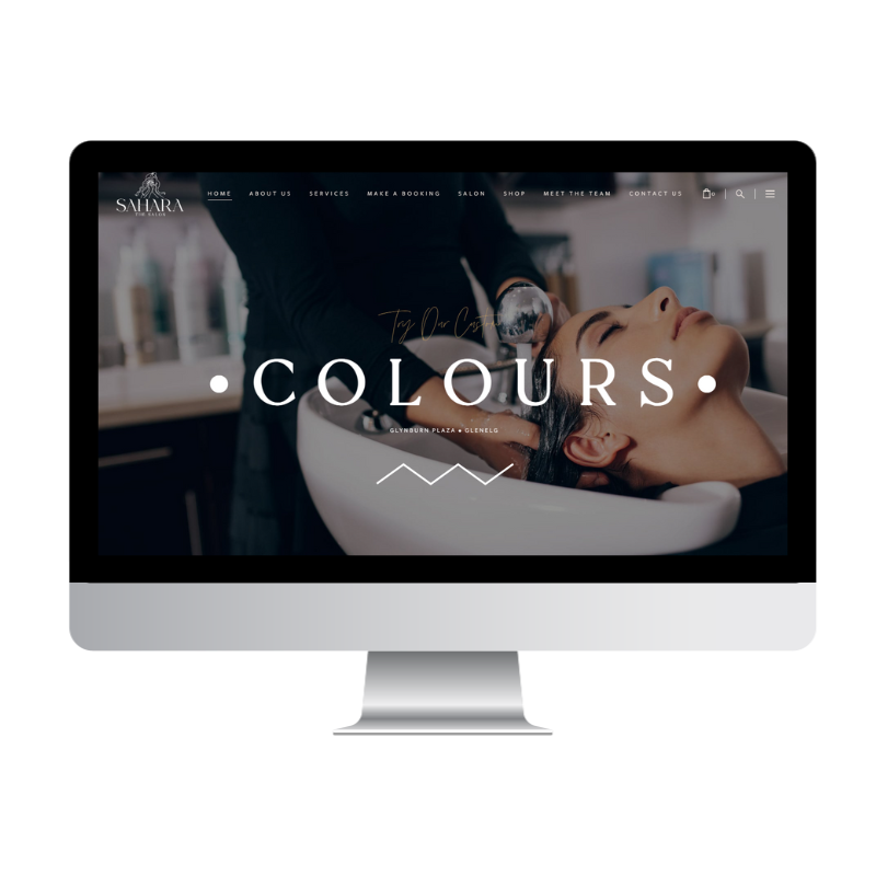 Sahara-The-Salon Sahara The Salon Website